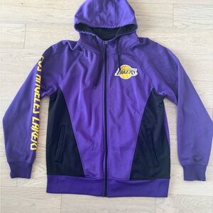 Men’s Purple and Black Lakers Jacket